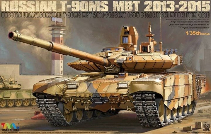 Maquette Tiger 4610 T-90MS MBT russe 2013-2015, échelle 1/35