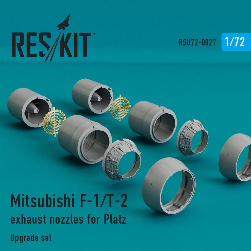 RESKIT RSU72-0027 Buses d'échappement Mitsubishi F-1/T-2 pour Platz 1/72