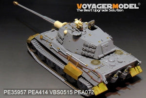 Maquette Voyager PE35957 Char King Tiger allemand de la Seconde Guerre mondiale (tourelle Hensehel) pour HOBBYBOSS 84533 1/35 – image 9