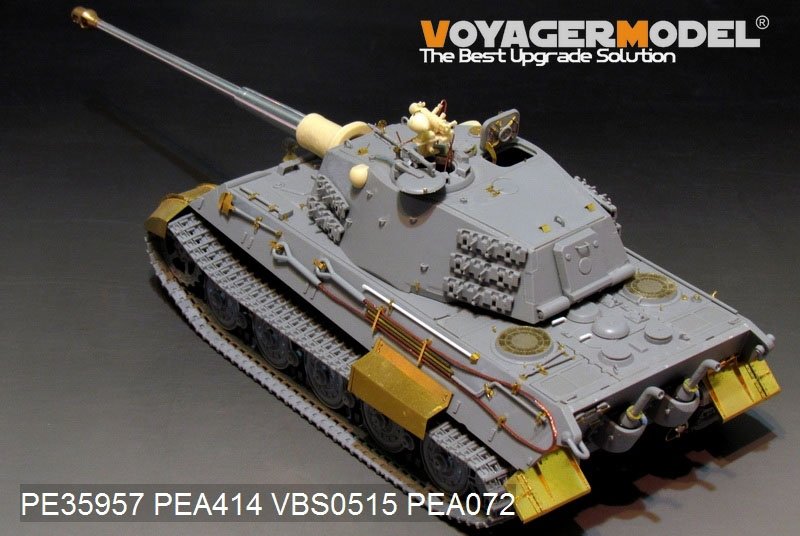 Maquette Voyager PE35957 Char King Tiger allemand de la Seconde Guerre mondiale (tourelle Hensehel) pour HOBBYBOSS 84533 1/35 – image 9