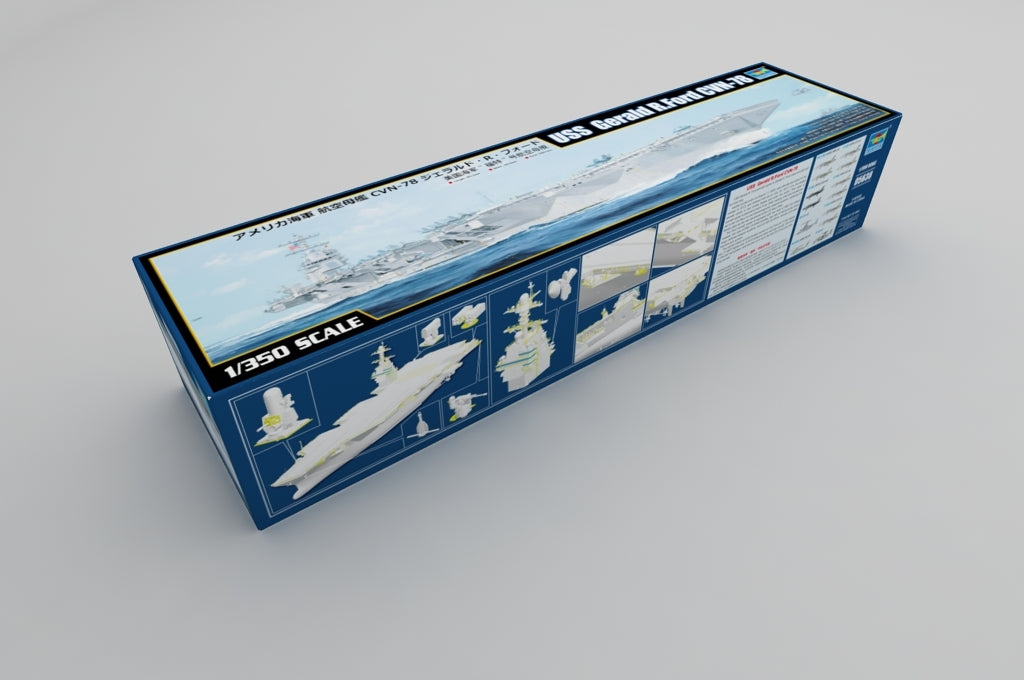 Trumpeter 05638 USS Gerald R.Ford CVN-78 1/350 – imagen 2