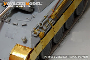 Maquette Voyager PE35984 Char Panther A allemand de la Seconde Guerre mondiale, version de base, pour TAKOM 2097 au 1/35 – Bild 10