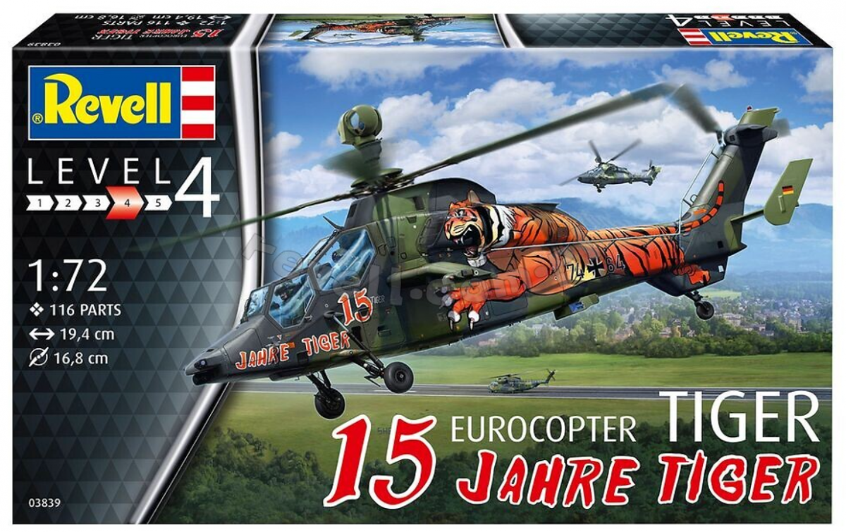 Revell 03839 Eurocopter Tiger 15 ans Tiger 1/72 – image 2