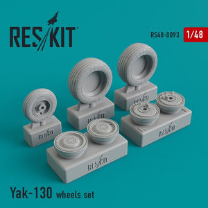RESKIT RS48-0093 Jeu de roues Yak-130 1/48