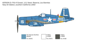 Italeri 1453 F4U-4 Corsair - Guerre de Corée 1/72 – image 10