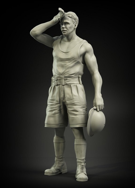 Panzer Art FI35-008 Soldat ravitailleur britannique RAC Afrique du Nord n° 2 1/35