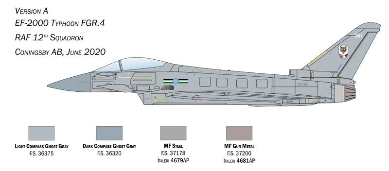 Italeri 1457 EF-2000 Typhoon en service dans la RAF 1/72 – image 2