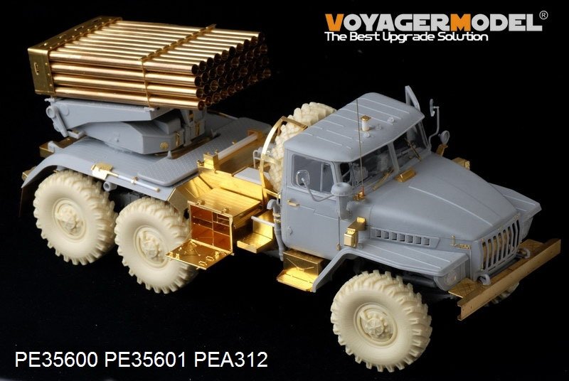 Voyager Model PE35600 Modern Russian BM-21 Grad Multiple Rocket Launcher early Basic For TRUMPETER 01013 1/35 – zdjęcie 2