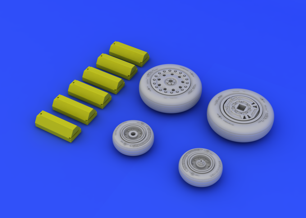 Roues Eduard 648114 F-4B/ N 1/48 (Academy) – Bild 4