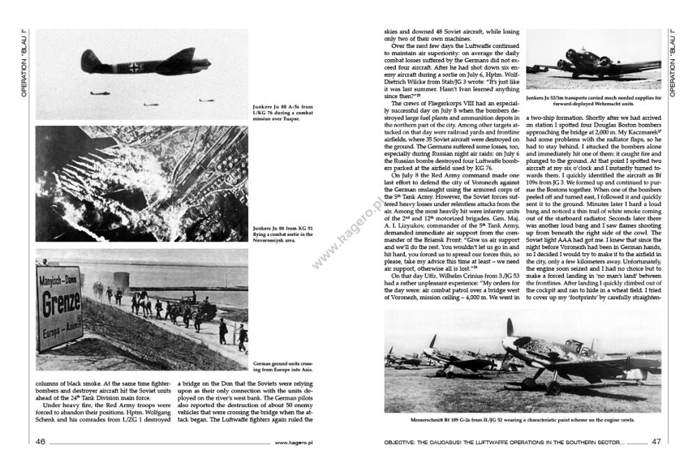 Kagero 12018 Objectif : le Caucase ! Les opérations de la Luftwaffe dans le secteur sud du front de l&amp;#39;Est : mai-août 1942 – immagine 3