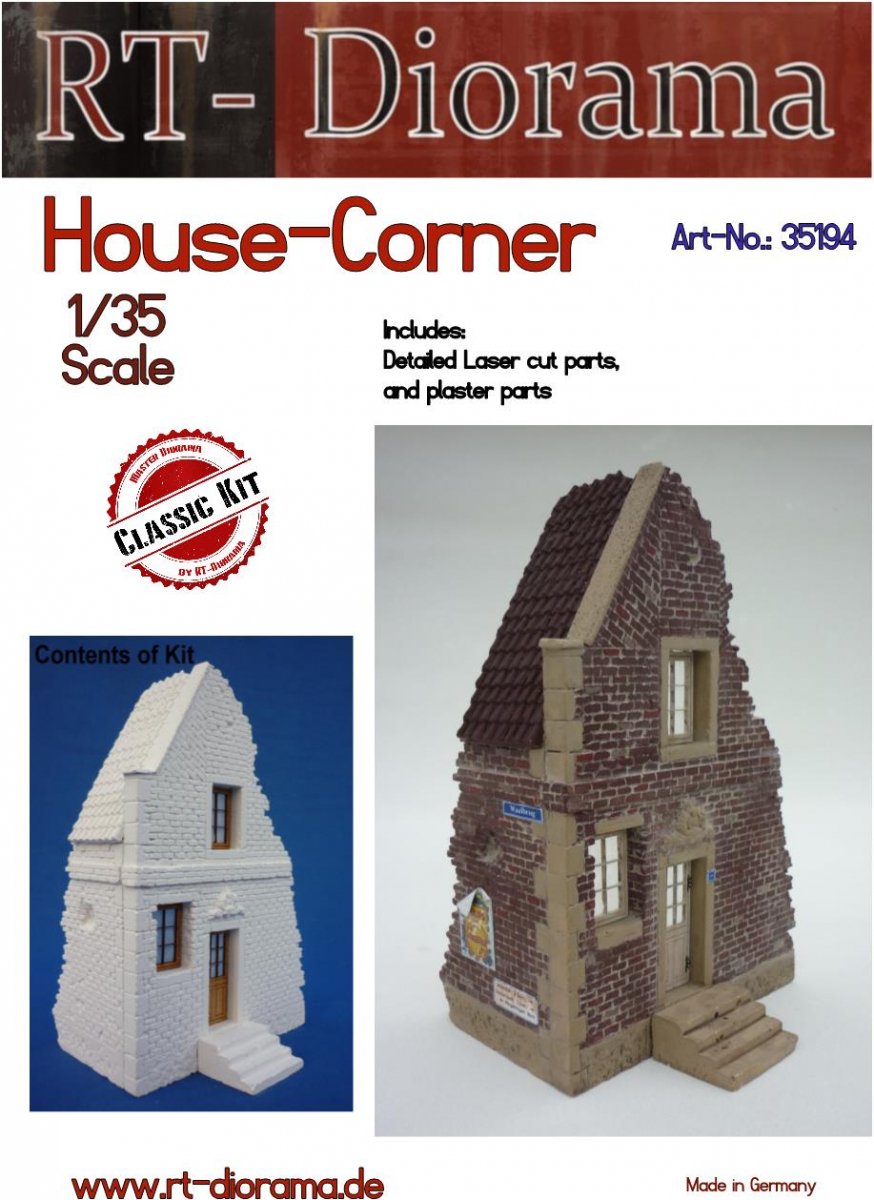 RT-Diorama 35194 Coin de maison 1/35