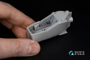 Intérieur imprimé en 3D et coloré sur papier décalcomanie Quinta Studio QD48309 AV-8B Late (Hasegawa) 1/48 – Bild 13