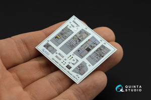 Intérieur imprimé en 3D et coloré sur papier décalcomanie (Revell) pour le Tornado GR.1 de Quinta Studio QD+48261 (avec pièces en résine imprimées en 3D) à l&amp;#39;échelle 1/48. – immagine 8