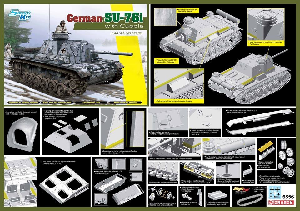 Dragon 6856 SU-76i allemand avec coupole 1/35