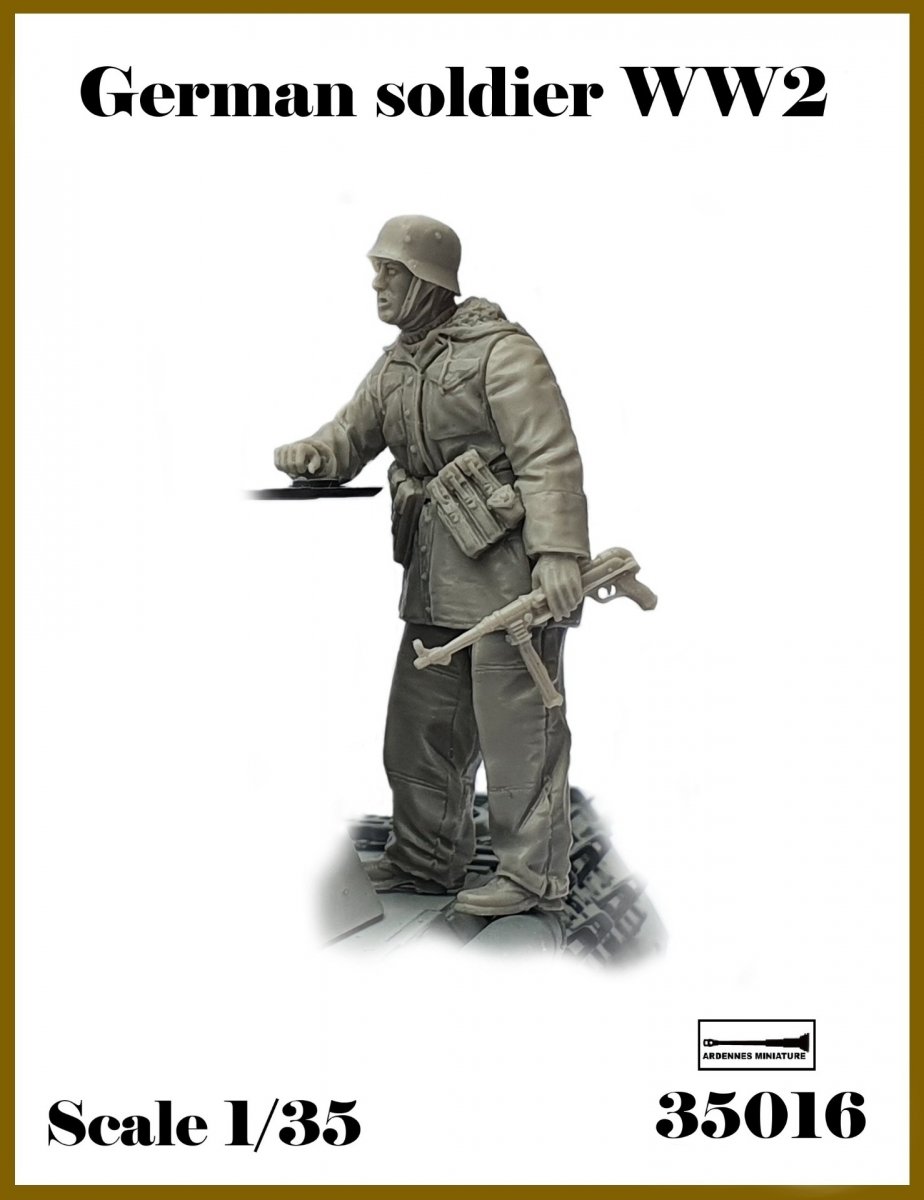Ardennes Miniature 35016 Soldat allemand de la Seconde Guerre mondiale 1/35