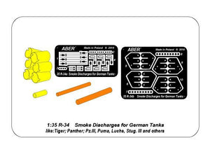 Décharges fumigènes Aber R-34 pour chars allemands comme Tiger I, Panther A/D, Panzer IIIL, Panzer IVG, Luchs, Puma (1/35) – Bild 9