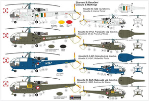 Kovozavody Prostejov KPM0278 Alouette III &amp;quot;Au-dessus de l&amp;#39;Europe&amp;quot; 1/72 – immagine 2