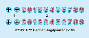 Trumpeter 07122 Jagdpanzer allemand E-100 1/72 – immagine 2