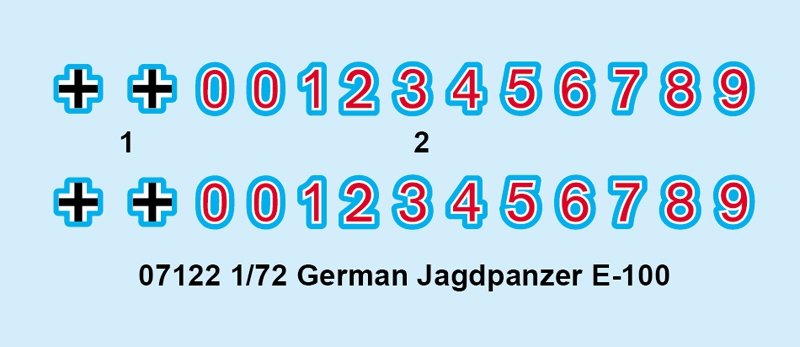 Trumpeter 07122 Jagdpanzer allemand E-100 1/72 – immagine 2