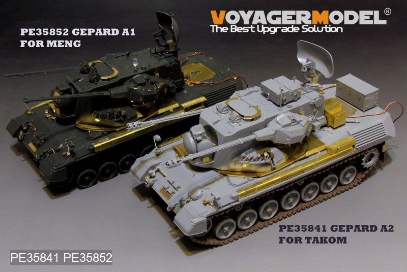 Maquette Voyager PE35841 Gepard A2 SPAAG allemand moderne de base pour TAKOM 2044 au 1/35 – image 14