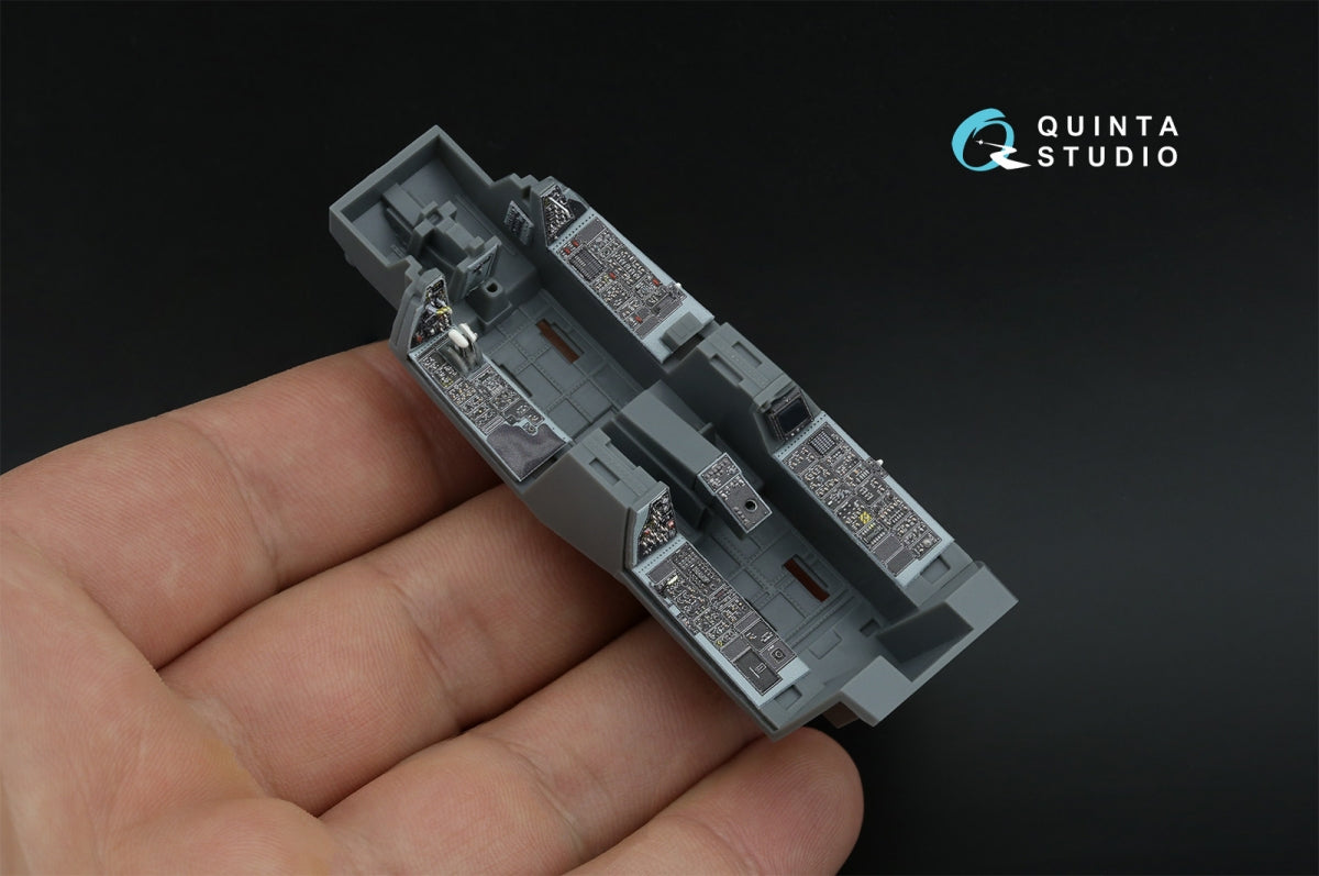 Intérieur imprimé en 3D et coloré sur papier décalcomanie Quinta Studio QDS-48592 F-14A Tomcat (GWH) (Petite version) 1/48 – Bild 7