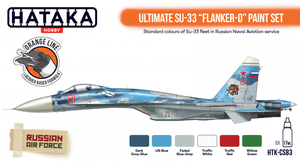Hataka HTK-CS83 Ultimate Su-33 Flanker-D ensemble de peinture 6x17ml – Bild 2