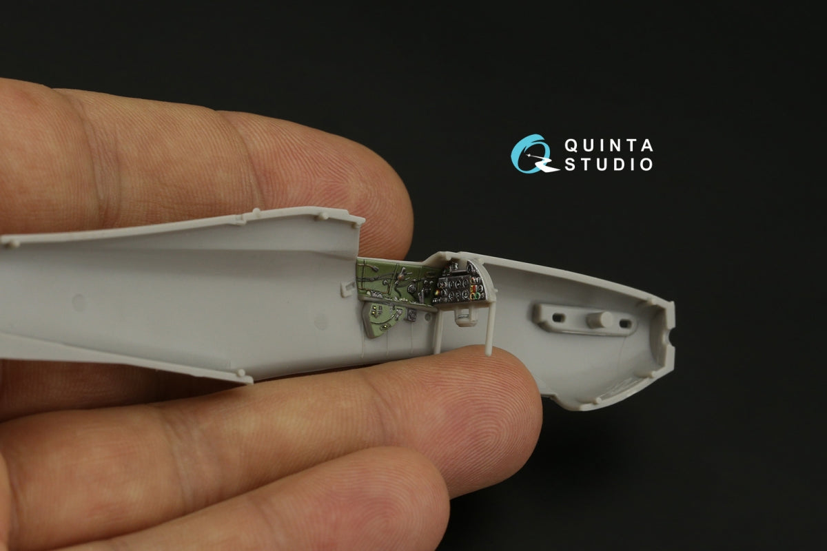 Intérieur coloré imprimé en 3D sur papier décalcomanie pour la famille Hurricane Mk.II (Quinta Studio QD72121) (Arma Hobby) à l&amp;#39;échelle 1/72 – Bild 6