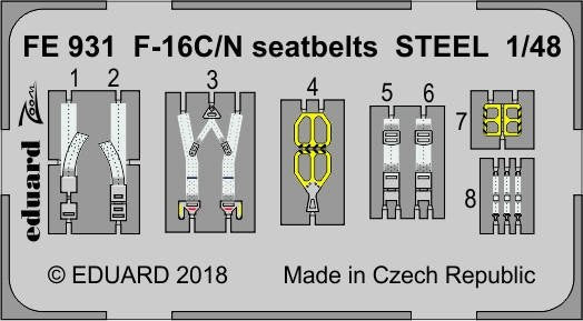 Eduard BIG49208 F-16C/N 1/48 TAMIYA – image 3