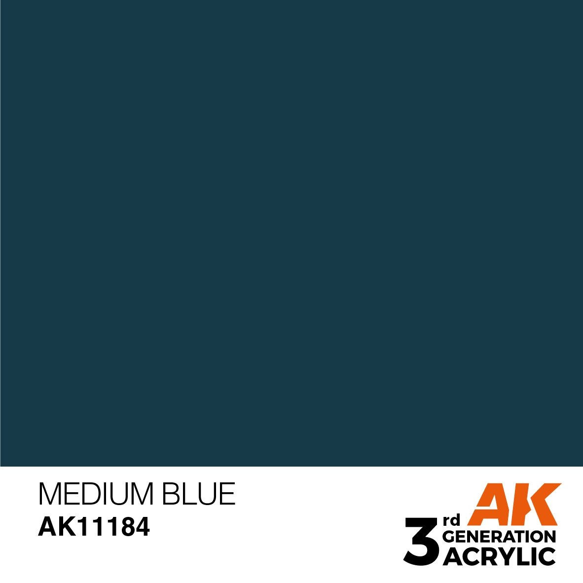 AK Interactive AK11184 BLEU MOYEN – STANDARD 17 ml