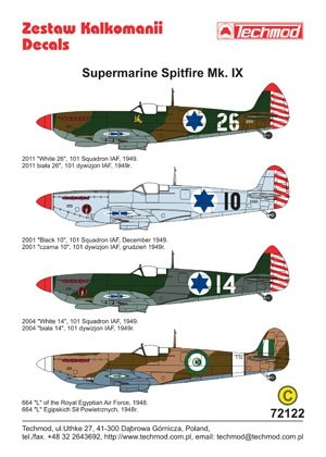 Techmod 72122 - Supermarine Spitfire Mk.IX 1/72 – immagine 2