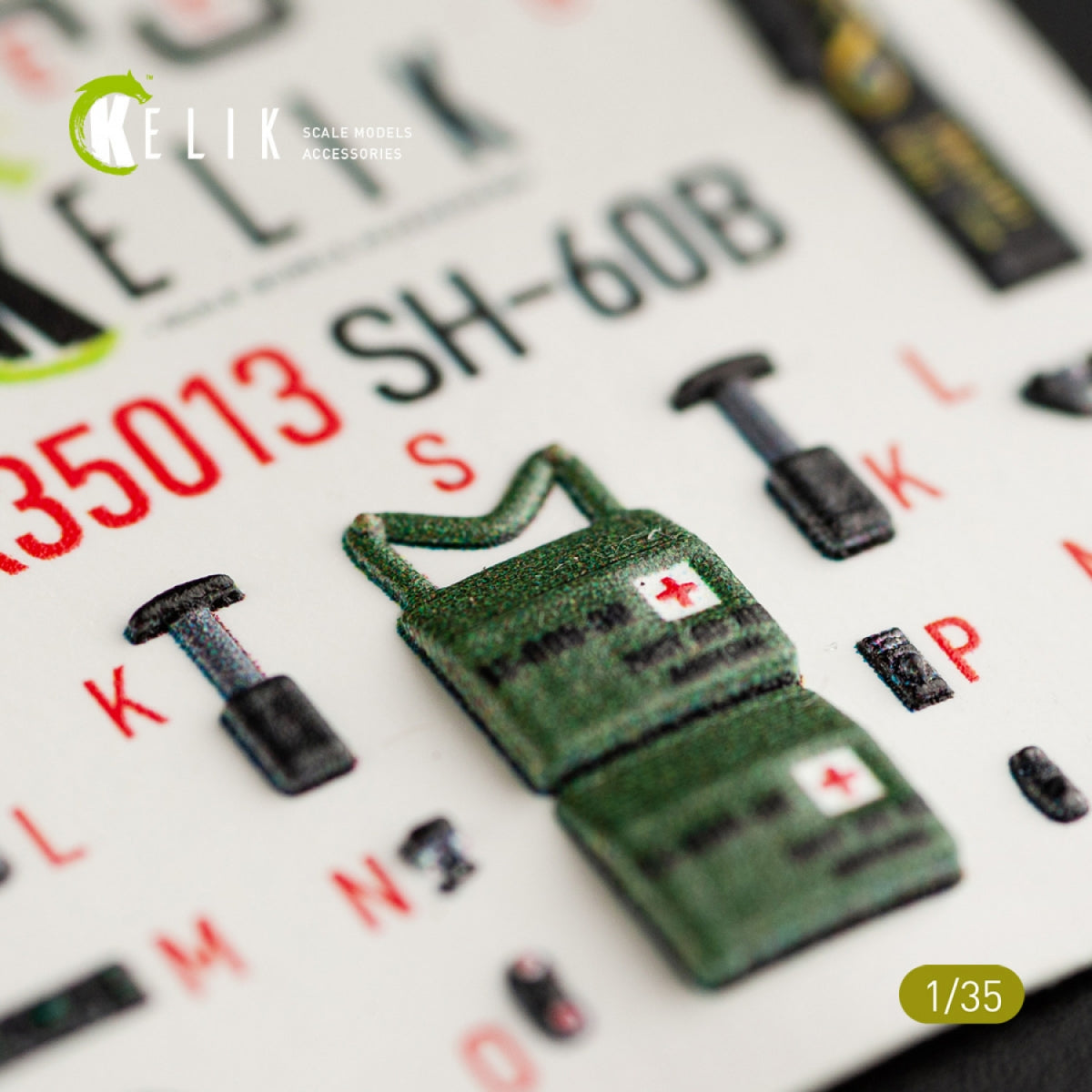 KELIK K35013 Décalcomanies 3D intérieures SH-60B pour maquette Kitty Hawk 1/35  – Bild 10