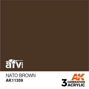AK Interactive AK11359 NATO Marron 17 ml