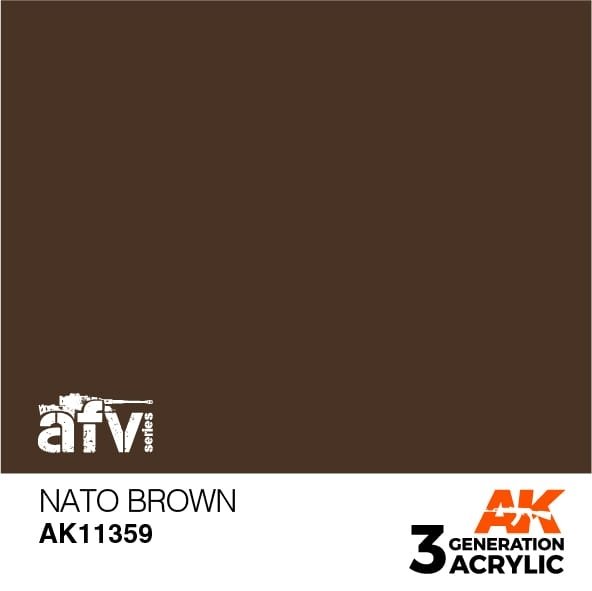 AK Interactive AK11359 NATO Marron 17 ml