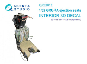 Quinta Studio QR32013 Sièges éjectables GRU-7A pour F-14A/B (2 pièces) (Trumpeter) 1/32