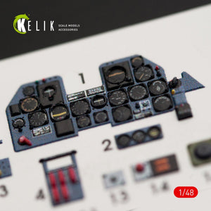 KELIK K48014 P-47M « THUNDERBOLT » DÉCALCOMANIES 3D INTÉRIEURES POUR MAQUETTE TAMIYA 1/48 – Bild 7