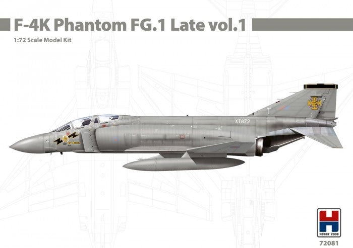 Hobby 2000 72081 F-4K Phantom FG.1 Late Vol.1 (Fujimi + Cartograf + Masques) 1/72