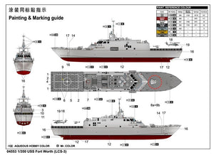 Trumpeter 04553 USS Fort Worth LCS-3 1/350 – image 3