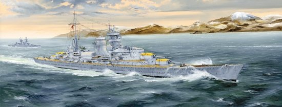 Trumpeter 05346 Croiseur lourd allemand Blücher 1/350