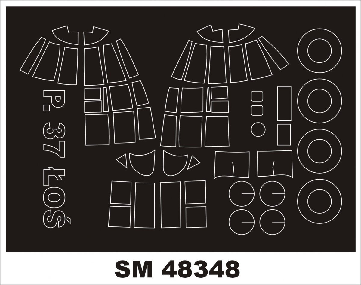 Montex SM48348 PZL P-37 Los MIRAGE