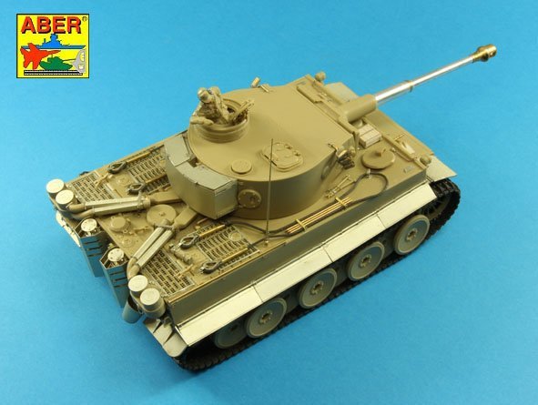 Aber 35K26 Pz.Kpfw. VI Ausf.E ( i.Kfz.181) Tiger I – s.PzAbt. 501 in Tunisia 1/35 – zdjęcie 19