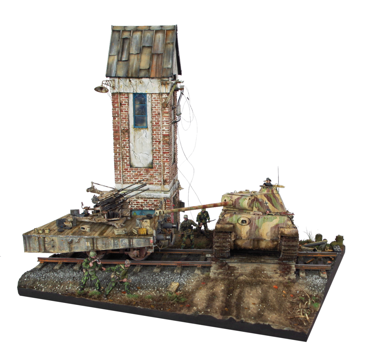 RT-Diorama 35027 Diorama-Base: Railroad Crossing 1/35 – zdjęcie 5