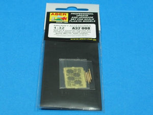 Aber A32008 Ensemble de 4 canons pour mitrailleuses d&amp;#39;avion allemandes Oerlikon MG FF de 20 mm avec viseurs (1/32) – image 5