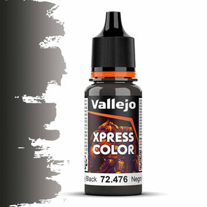 Vallejo 72476 Xpress Color - Acrylique Noir Gras 18 ml