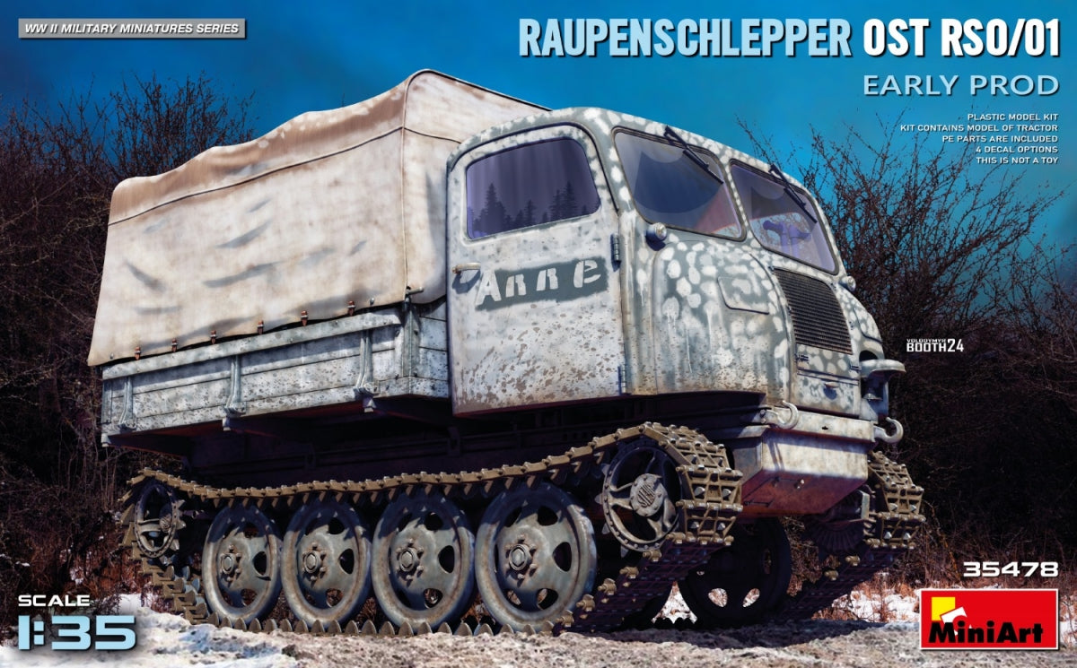 Miniart 35478 RAUPENSCHLEPPER OST RSO/01. PREMIÈRE PROD 1/35