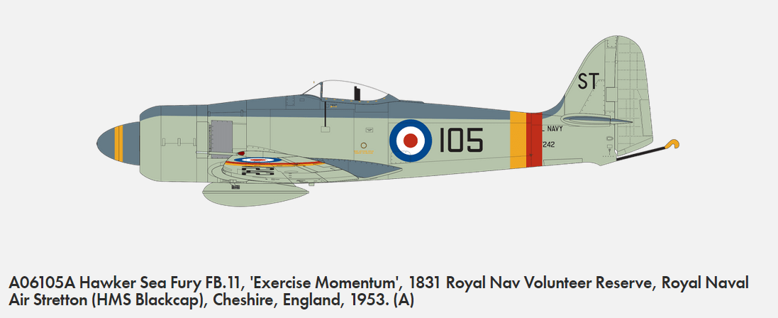 Airfix 06105A Hawker Sea Fury FB.11 1/48  – imagen 6