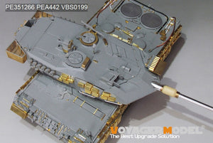 Maquette Voyager PE351266 Char de combat principal allemand moderne Leopard 2A5/A6 Ukraine Basic pour la frontière BT-002 1/35  – image 6