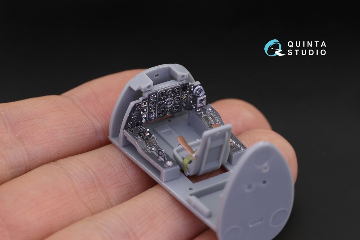Intérieur imprimé en 3D et coloré sur papier décalcomanie Quinta Studio QD48184 La-11 (HobbyBoss) 1/48 – Bild 6