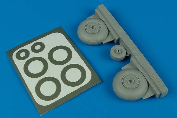 Roues et masques de peinture Aires 4446 C-47 Dakota 1/48 Trumpeter