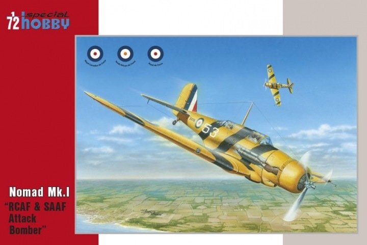 Special Hobby 72292 Nomad Mk.I « Bombardier d&amp;#39;attaque RCAF+SAAF »
