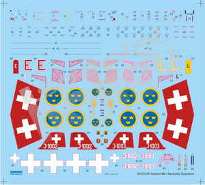 Special Hobby 72339 DH.100 Vampire Mk. I Le Premier Jet Gardiens de la Neutralité 1/72 – image 2